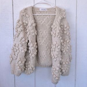 Chicwish-KNIT YOUR LOVE CARDIGAN IN IVORY Sz S/M